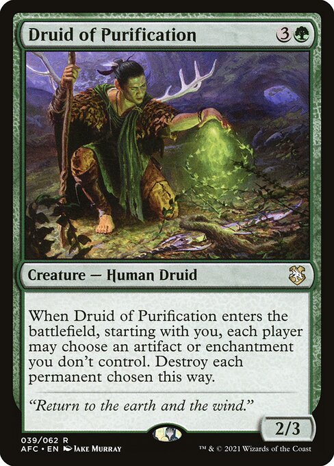 AFC: Druid of Purification