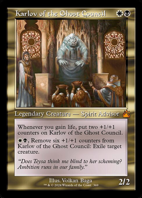 RVR: Karlov of the Ghost Council (Retro Frame) (Foil)