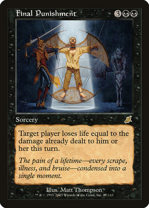 SCG: Final Punishment (Foil)