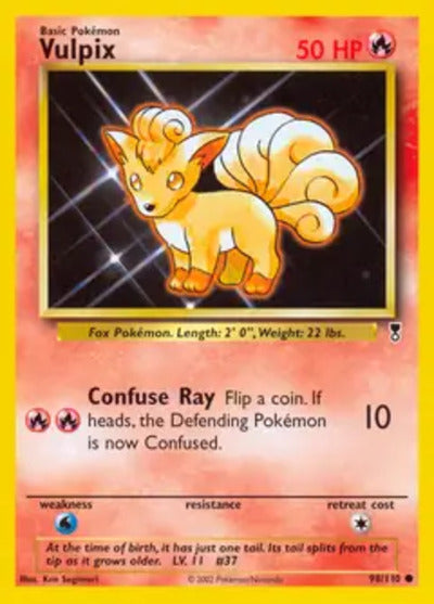Vulpix 098/110 Unlimited Legendary Collection