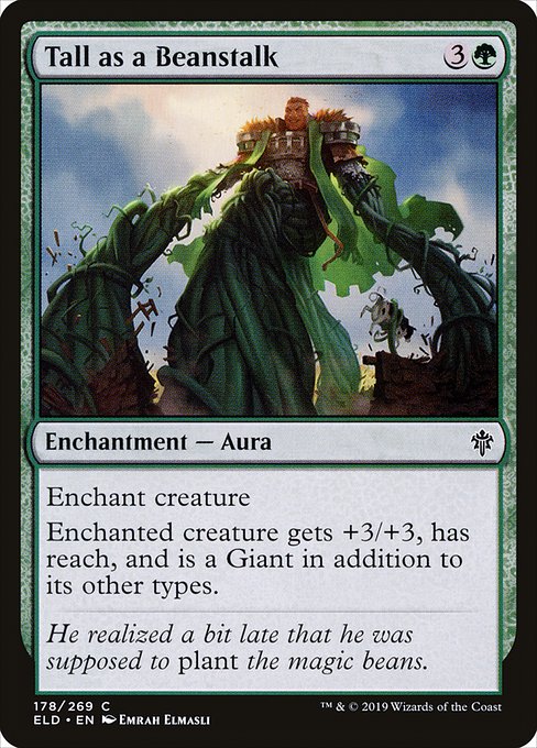 ELD: Tall as a Beanstalk