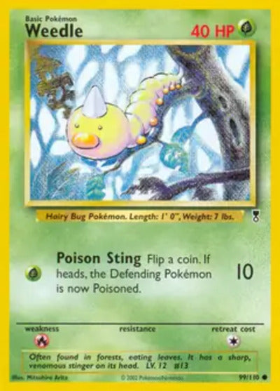 Weedle 099/110 Unlimited Legendary Collection