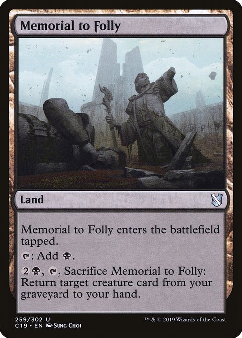 C19: Memorial to Folly