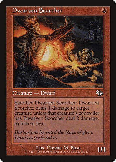JUD: Dwarven Scorcher (Foil)