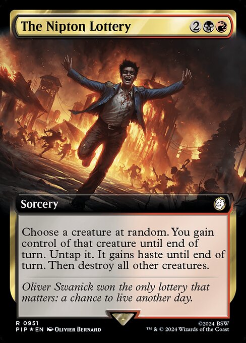 PIP: The Nipton Lottery (Extended Art) (Surge Foil)