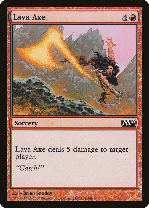 M10: Lava Axe (Foil)