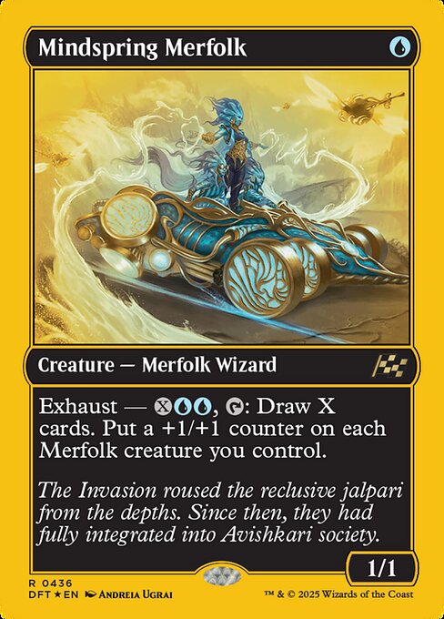 DFT: Mindspring Merfolk (First-Place Foil)
