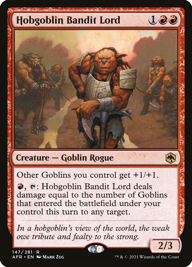 Hobgoblin Bandit Lord [Foil] :: AFR