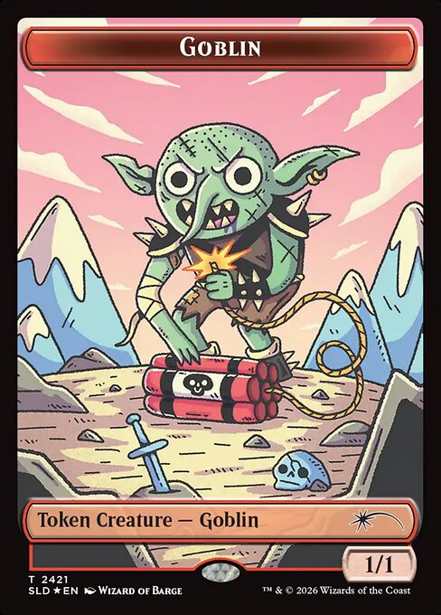 SLD: Goblin Token (2421) (Foil)