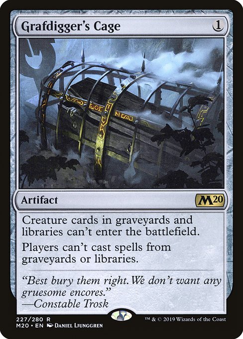 M20: Grafdigger's Cage (Foil)