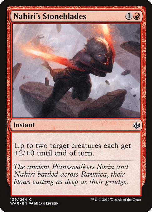 WAR: Nahiri's Stoneblades (Foil)