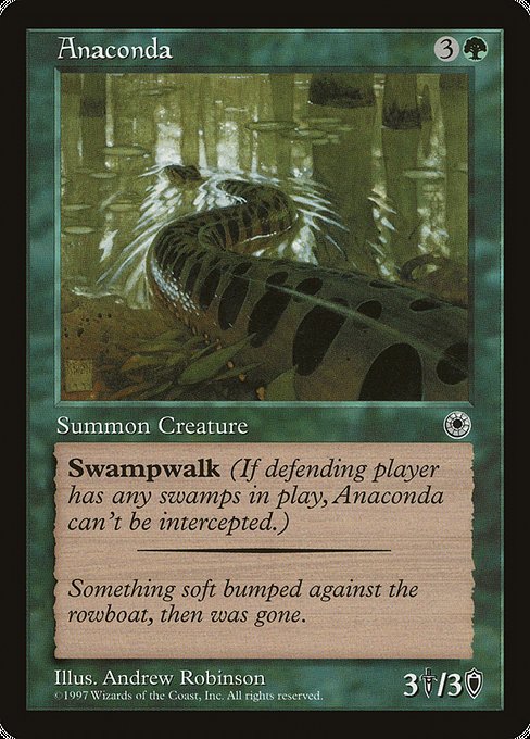 POR: Anaconda (Flavor Text)