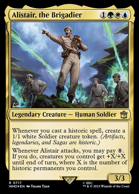 WHO: Alistair, the Brigadier (Surge Foil)