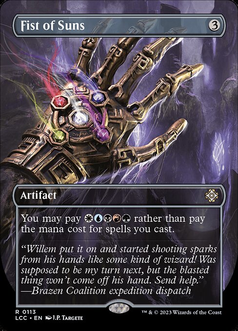 LCC: Fist of Suns (Borderless) (Foil)