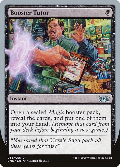 UND: Booster Tutor