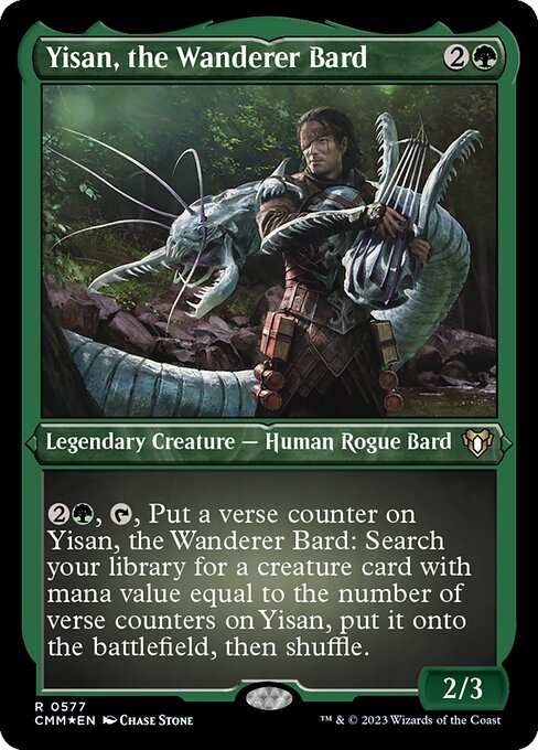 CMM: Yisan, the Wanderer Bard (Foil Etched)