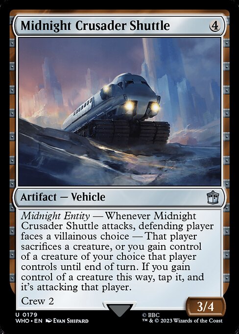 WHO: Midnight Crusader Shuttle