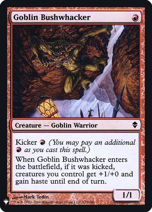 PLST: Goblin Bushwhacker (Foil)