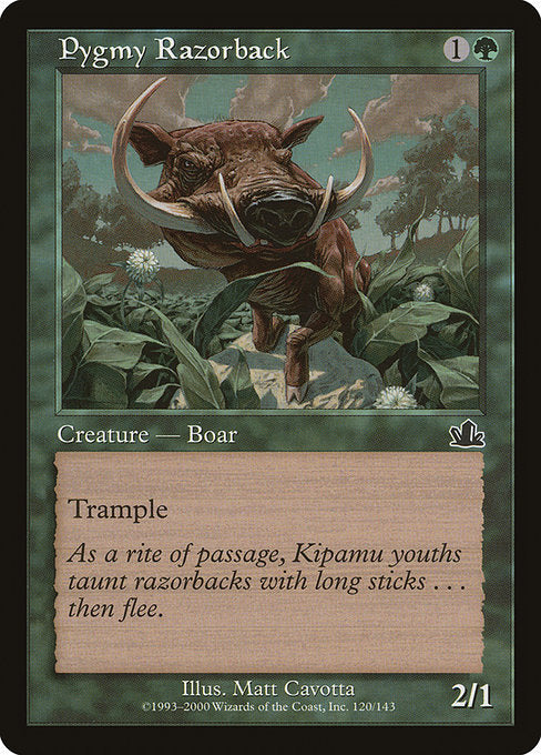PCY: Pygmy Razorback (Foil)