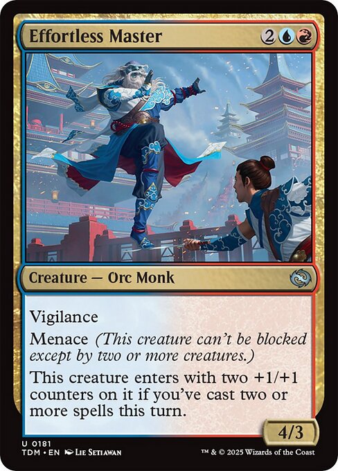 TDM: Effortless Master (Foil)