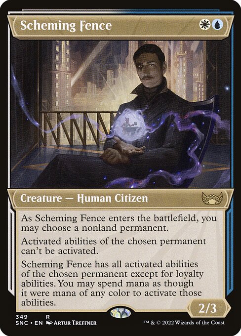 SNC: Scheming Fence (Showcase) (Foil)