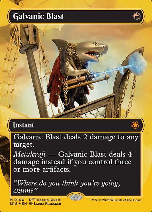 SPG: Galvanic Blast (Borderless) (First-Place Foil)