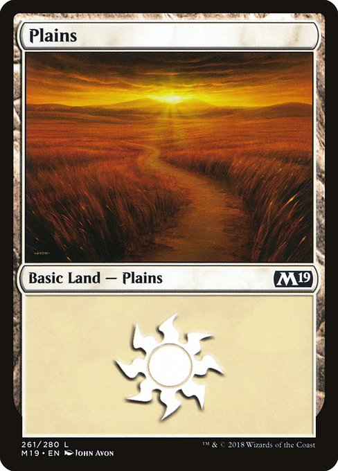 M19: Plains (261) (Foil)