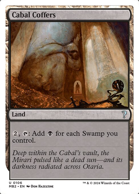 MB2: Cabal Coffers (White Border)