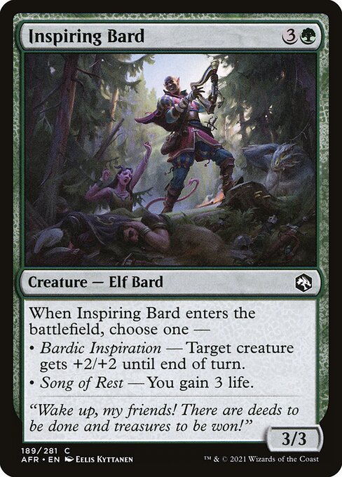 AFR: Inspiring Bard