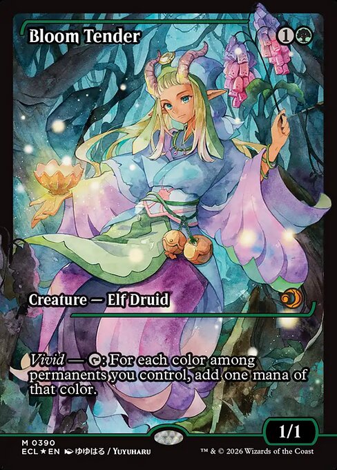 ECL: Bloom Tender (0390) (Showcase) (Foil)