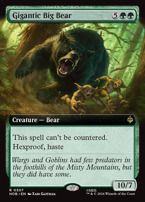 HOB: Gigantic Big Bear (Extended Art)