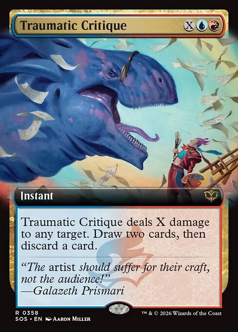 SOS: Traumatic Critique (Extended Art) (Foil)