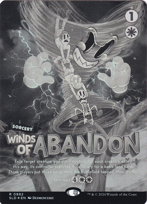 SLD: Winds of Abandon (Black & White Foil)