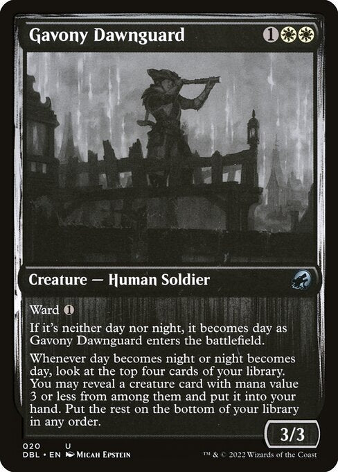 DBL: Gavony Dawnguard