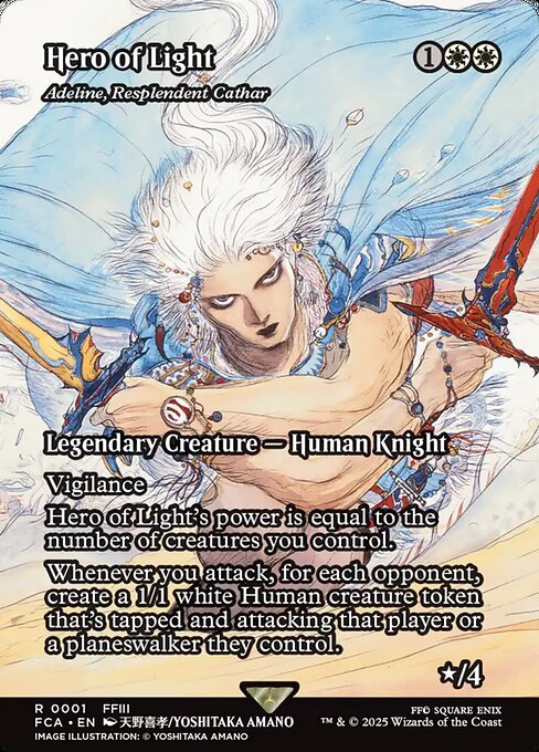 FCA: Hero of Light - Adeline, Resplendent Cathar (Showcase) (Foil)