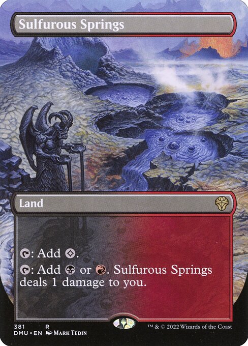 DMU: Sulfurous Springs (Borderless) (Foil)