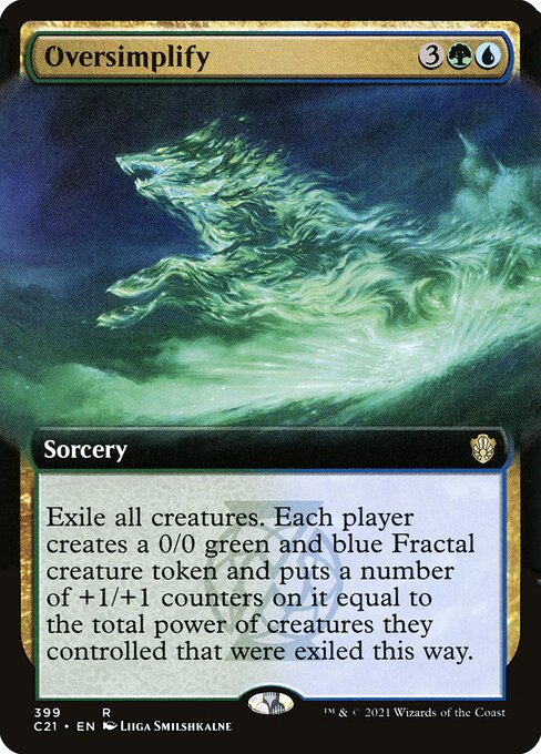 C21: Oversimplify (Extended Art)