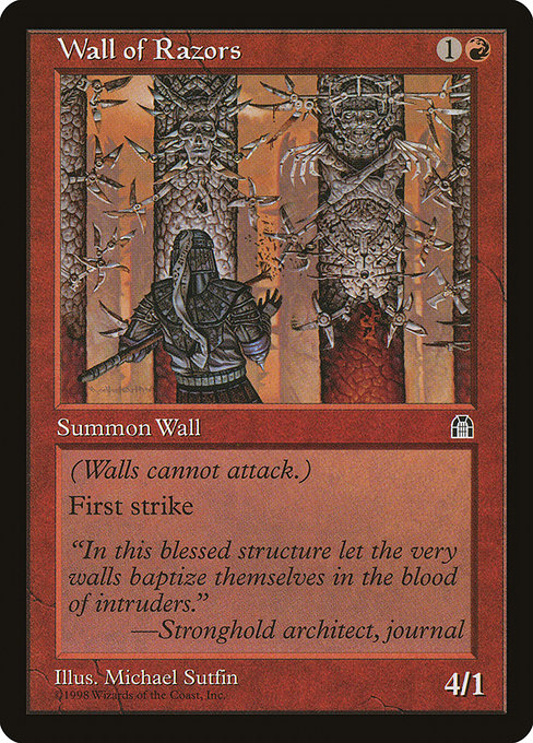 STH: Wall of Razors