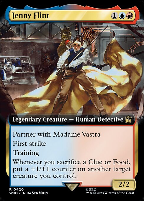 WHO: Jenny Flint (Extended Art) (Foil)
