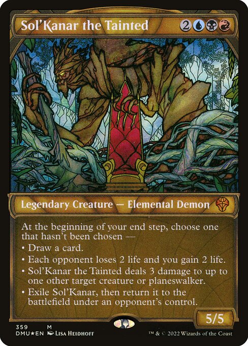 DMU: Sol'Kanar the Tainted (Textured Foil)