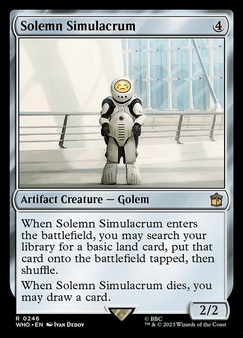 WHO: Solemn Simulacrum