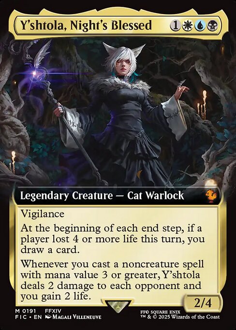 FIC: Y'shtola, Night's Blessed (Extended Art) (Foil)