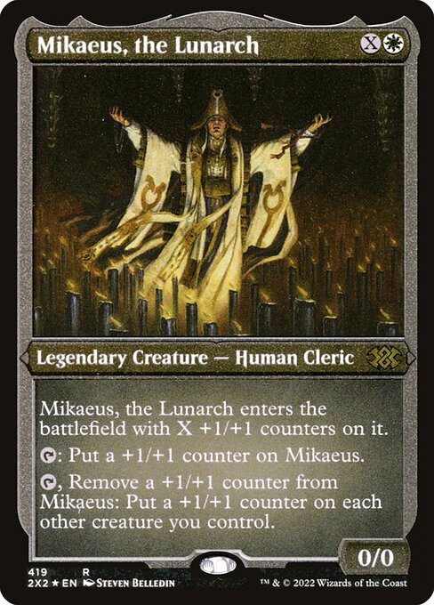 2X2: Mikaeus, the Lunarch (Foil Etched)