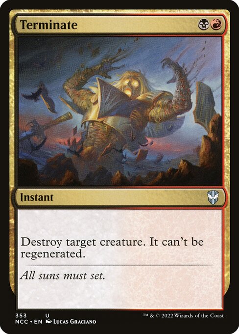 NCC: Terminate