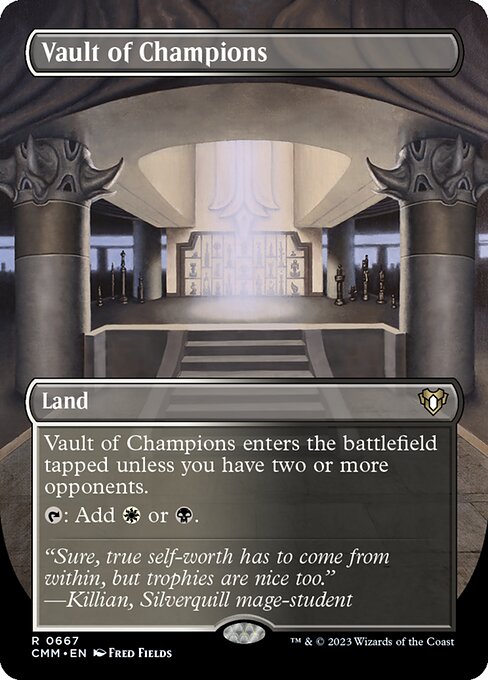 CMM: Vault of Champions (Borderless) (Foil)