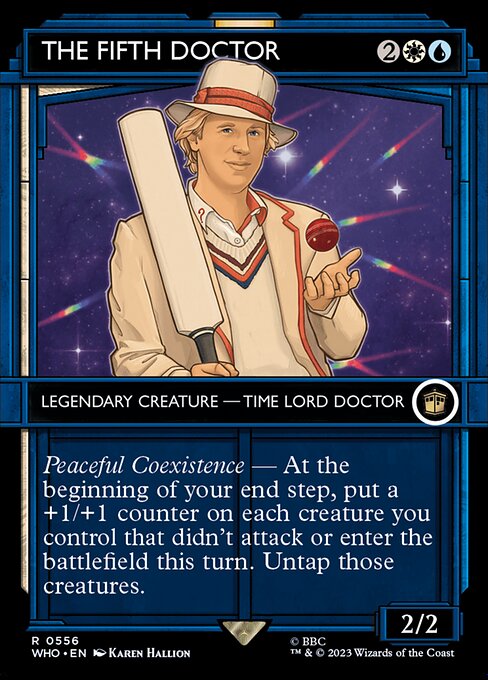 WHO: The Fifth Doctor (Showcase) (Foil)