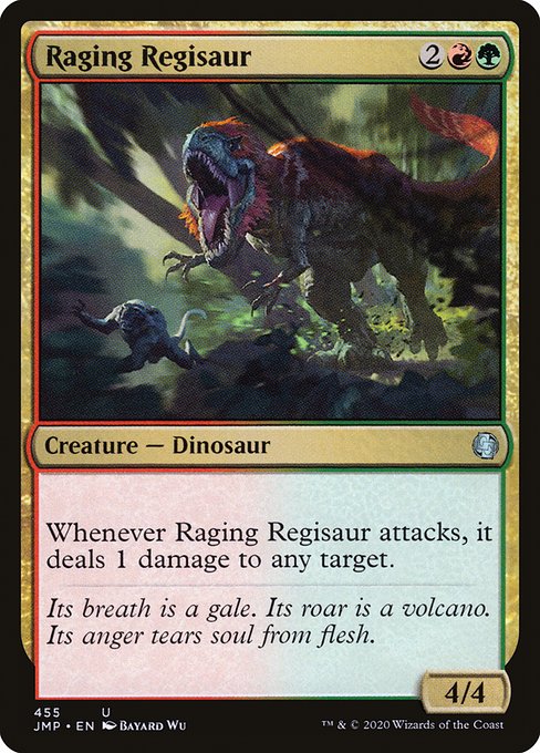 JMP: Raging Regisaur