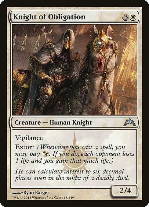 GTC: Knight of Obligation