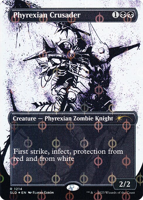 SLD: Phyrexian Crusader (Step-and-Compleat Foil)
