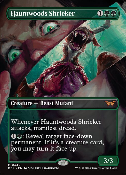 DSK: Hauntwoods Shrieker (Borderless) (Foil)